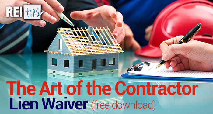 The Art of the Contractor Lien Waiver (free download)